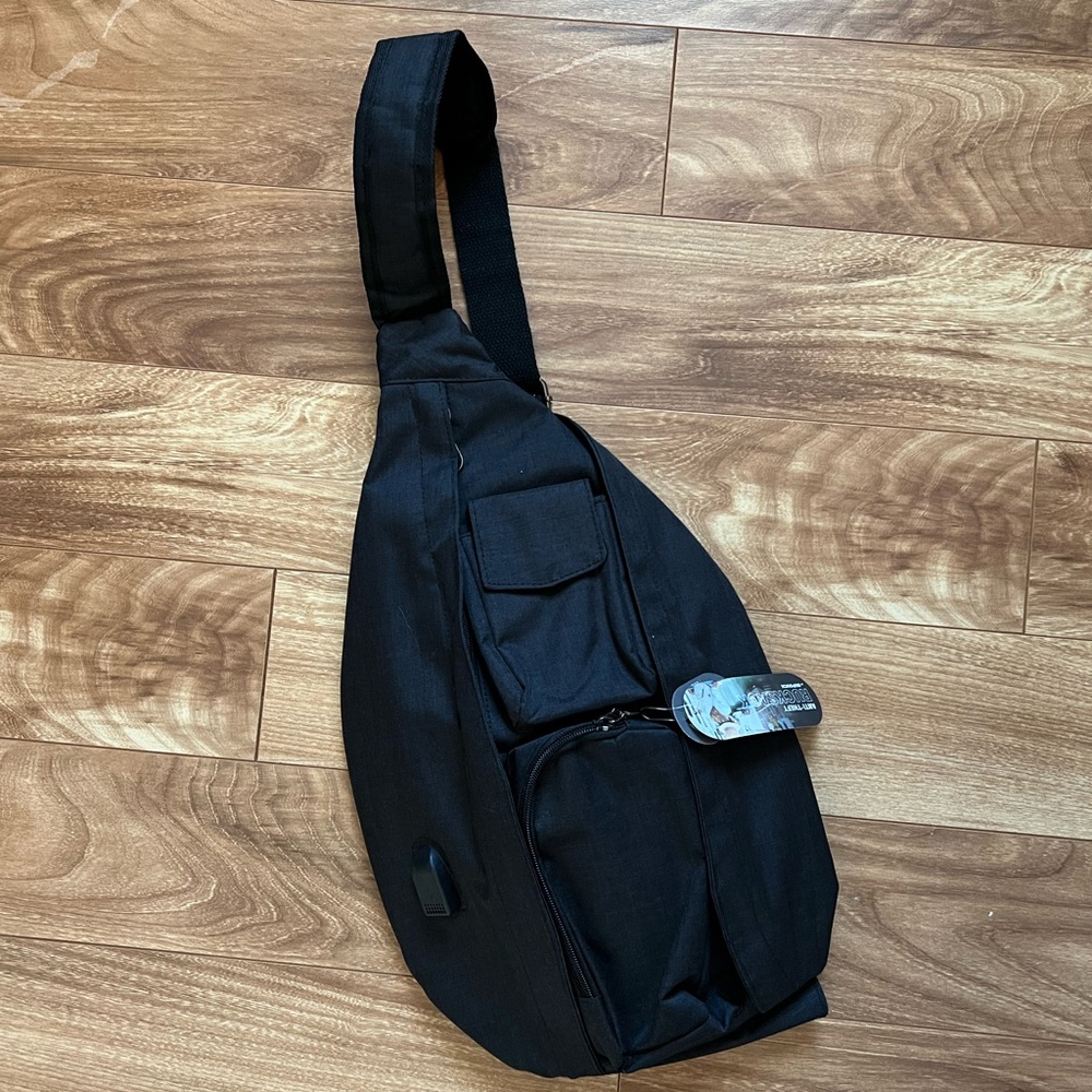 NWT Anti-Theft Rucsack One Strap Backpack